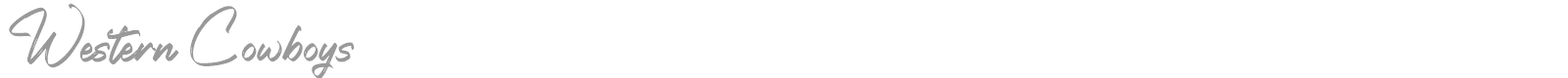 Western Cowboys font preview